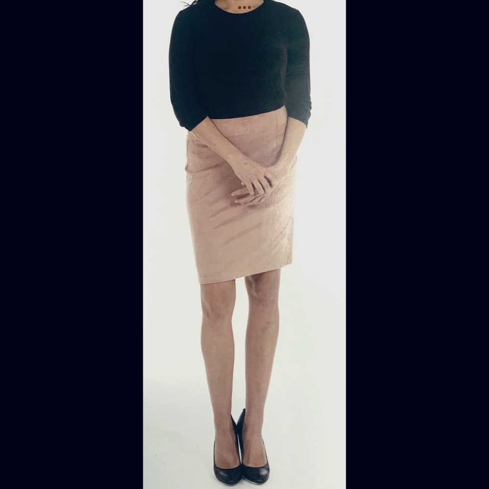 🌟Vegan Suede Pencil Skirt